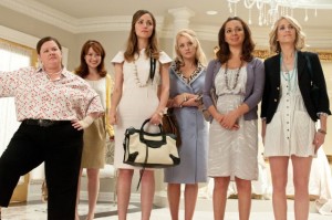 Rose-Byrne-Melissa-McCarthy-Maya-Rudolph-Wendi-McLendon-Covey-Kristen-Wiig-and-Ellie-Kemper-in-Bridesmaids-Movie-2011